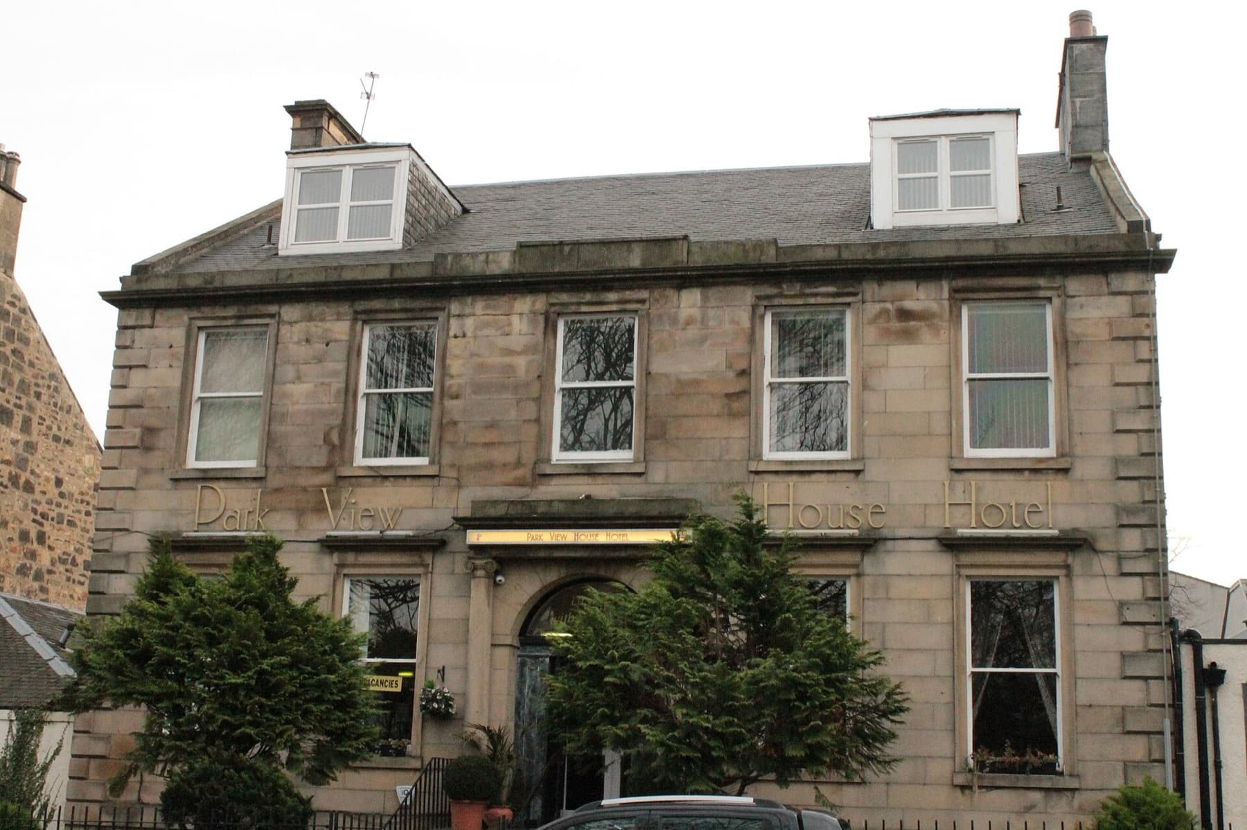 Park View House, a sandstone townhouse on Hermitage Place